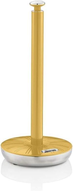 Swan Retro Towel Pole & Mug Tree Kitchen Set SWKA1054YELN (Yellow) Mug Tree & Towel Poles