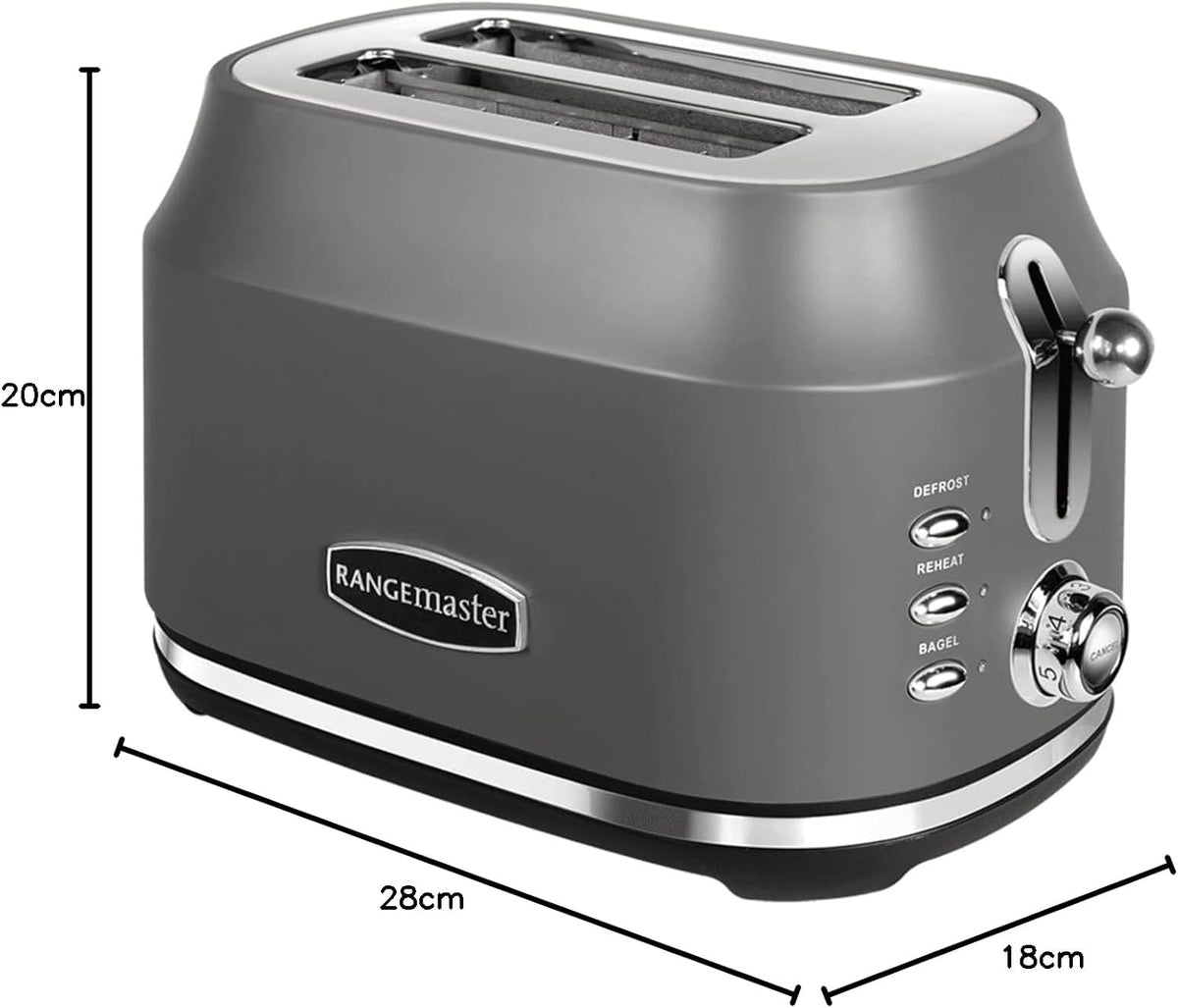 Rangemaster Rangemaster Classic 2 Slice Toaster RMCL2S201GY (Matt Slate Grey)