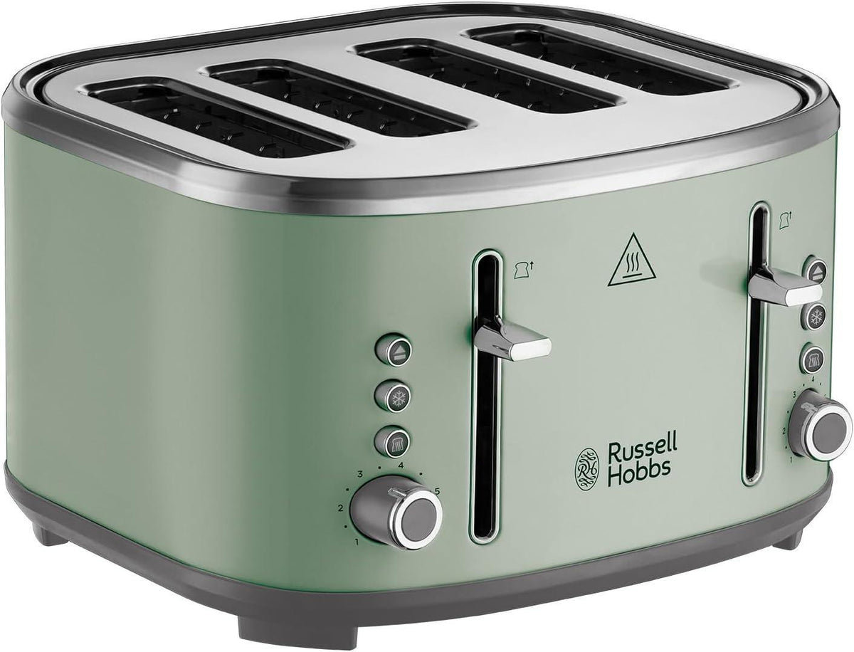 Russell Hobbs Russell Hobbs Stylevia 4 Slice Toaster 26294 (Sage Green)