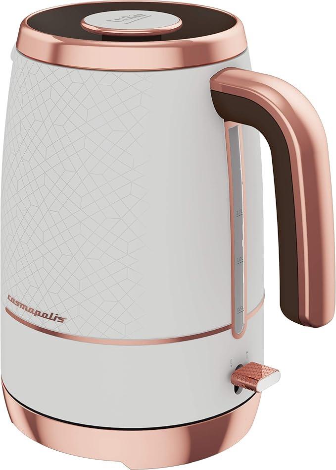 Beko Cosmopolis Kettle with Rose Gold WKM8306W (White).