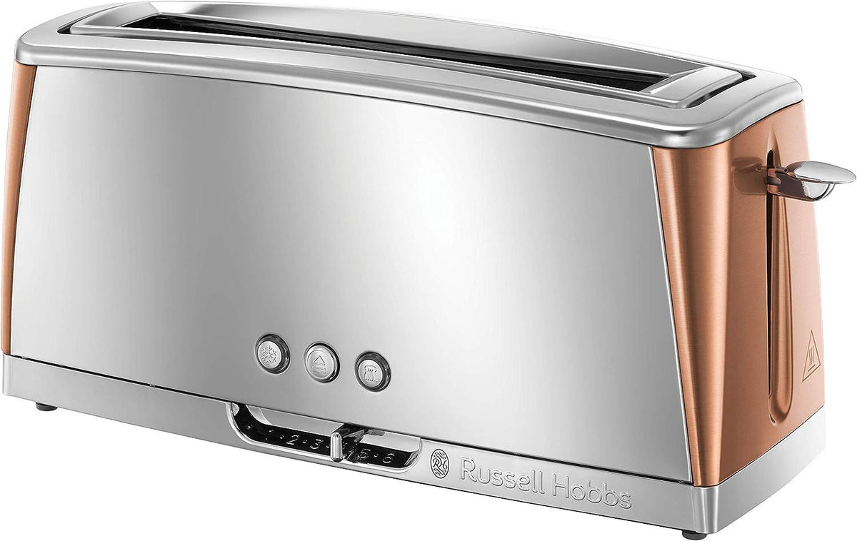 Russell Hobbs Russell Hobbs Luna 2 Long Slice Toaster 24310 (Copper Accents)