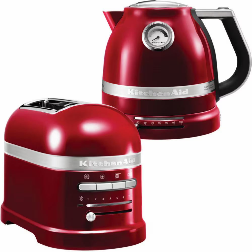KitchenAid KitchenAid Artisan Kettle & 2 Slice Toaster Kitchen Set (Candy Apple Red)