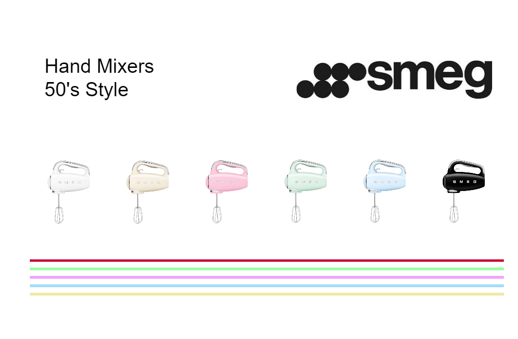 Smeg Hand Mixer HMF01PGUK (Green).