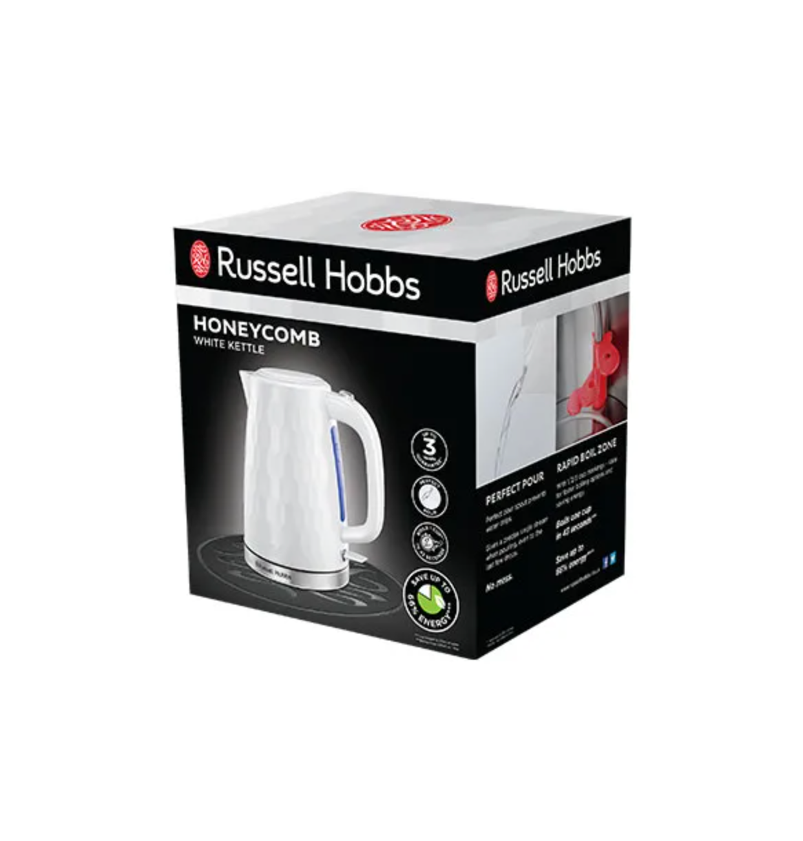 Russell Hobbs Russell Hobbs Honeycomb Kettle 26050 (White)