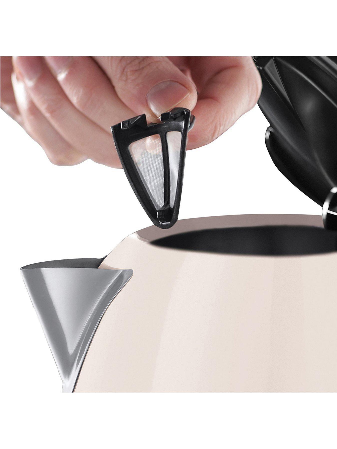 Russell Hobbs Classics Jug Kettle & Toaster Kitchen Set (Cream) - Vibe Home