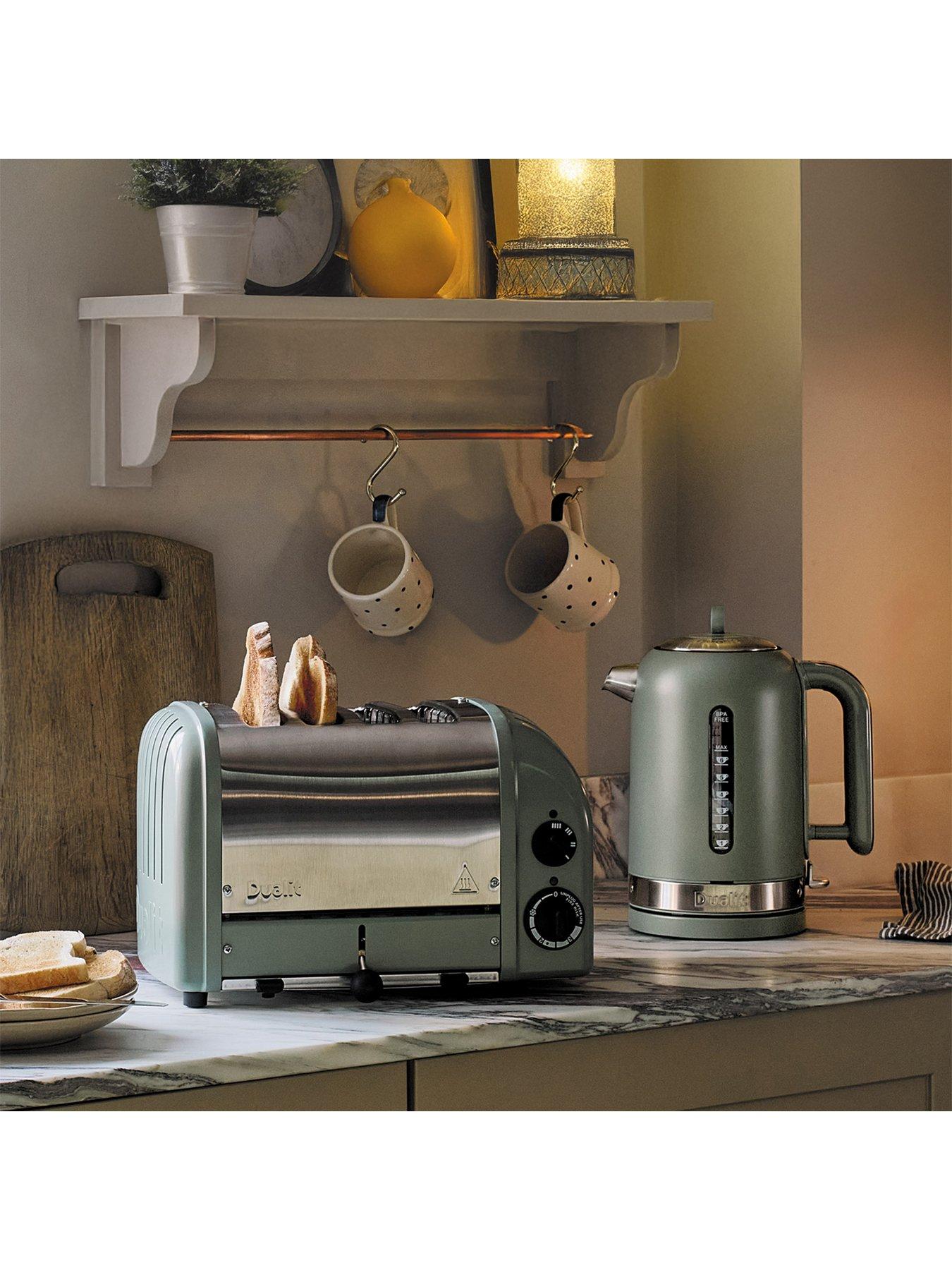Dualit Dualit Classic Kettle & 4 Slice Vario AWS Toaster Kitchen Set (Sage)