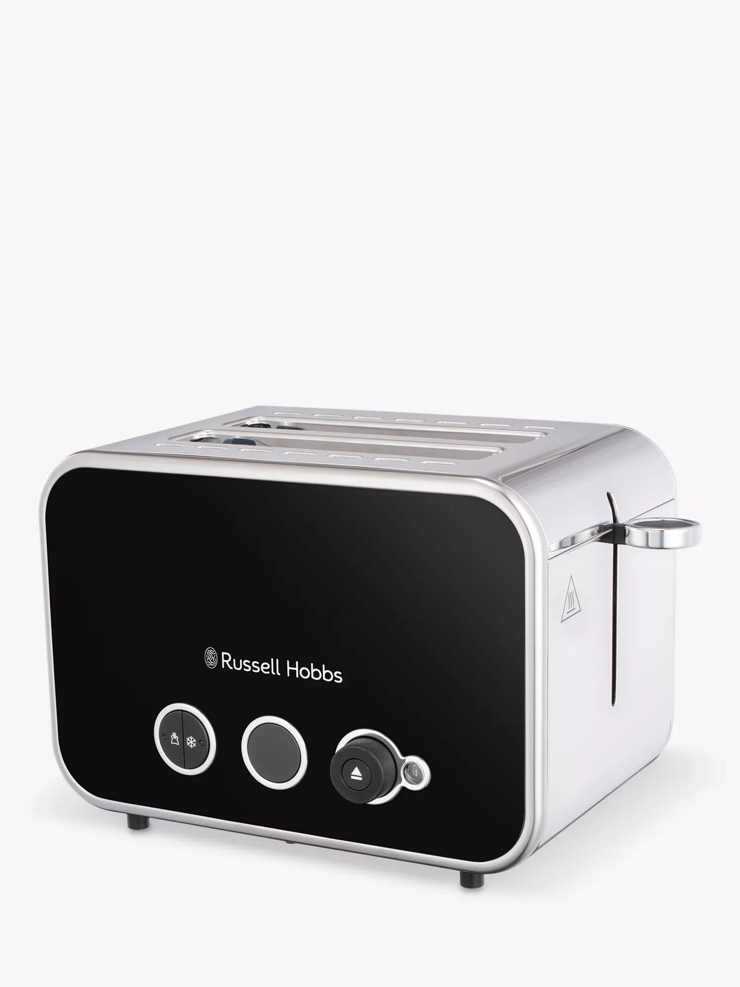 Russell Hobbs Distinctions Pyramid Kettle & 2 Slice Toaster Kitchen Set (Black)