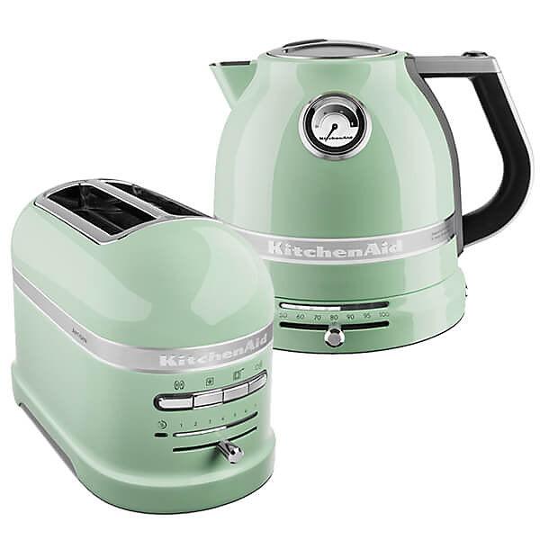KitchenAid KitchenAid Artisan Kettle & 2 Slice Toaster Kitchen Set (Pistachio Green)