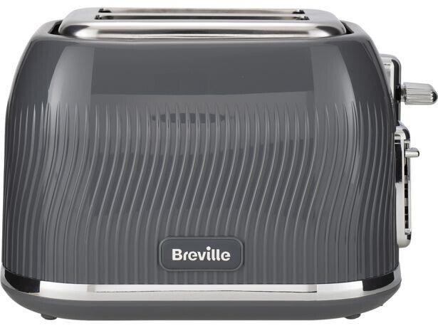 Breville Flow 2 Slice Toaster VTT889 (Grey).