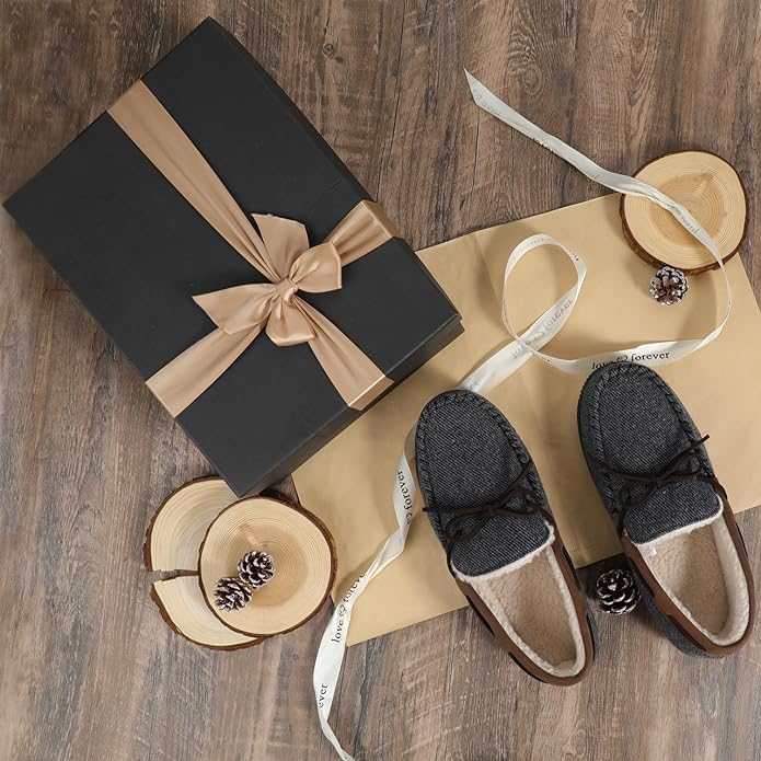 60% OFF Get your Ultraideas Mens Comfort Slippers Faux Sheepskin discover-bargains UK.