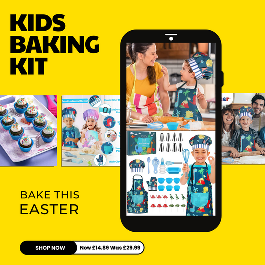 34pcs Kids Real Baking Gift Set