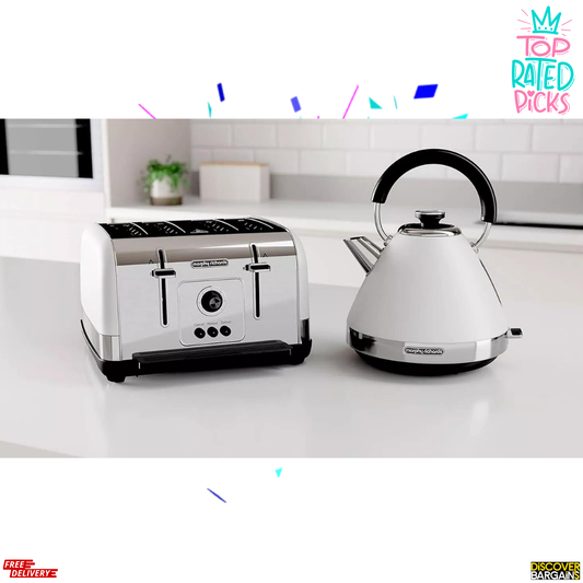 Morphy Richards Venture White Pyramid Kettle