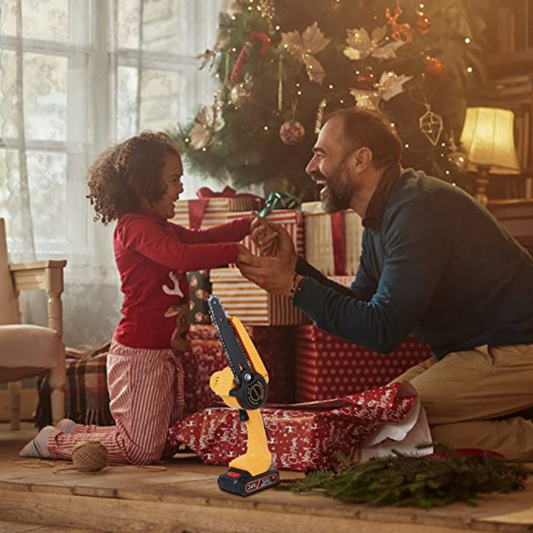 Today's Black Friday Cordless Mini Chainsaw Pack Deal Only £25.99 / 75% Off