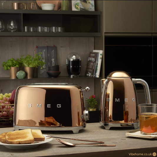 Smeg Rose Gold 2 Slice Toaster (Copper)