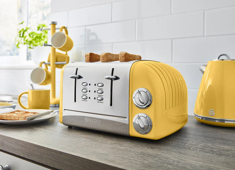 Yellow Kitchen Set kettle toaster sets