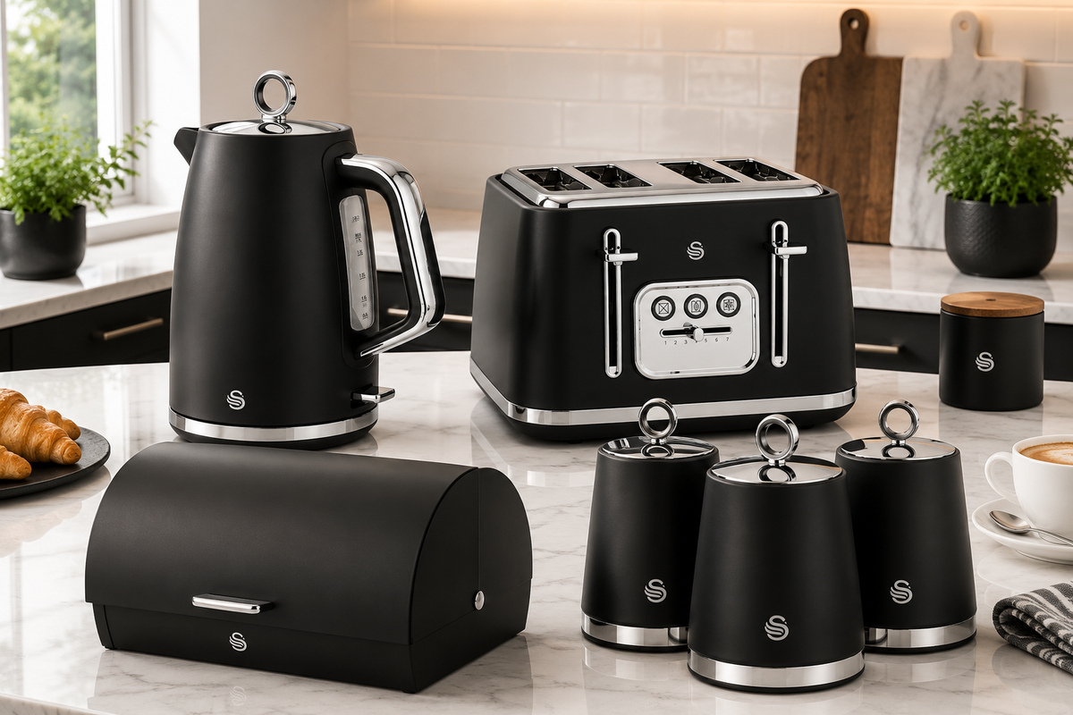 shop Matte Finish Kitchen Sets kettle toaster set UK