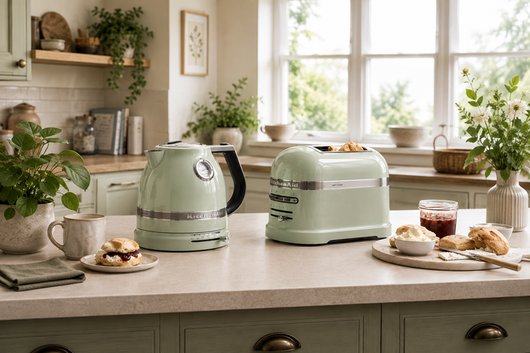 pitaschio green KitchenAid Matching Kettle & Toaster Sets