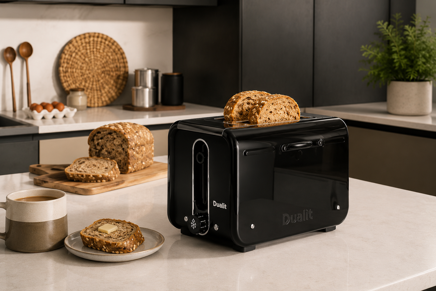 dualit 2 slice Black Toaster