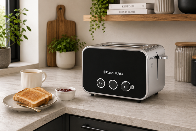 russell hobbs black 2 slice toaster distinctions range