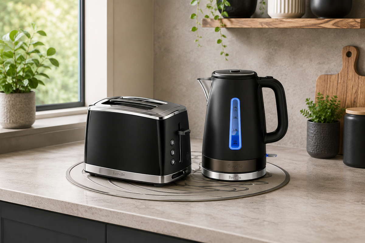 russell hobbs black luna Popular Kettle & 2 slice Toaster Kitchen Bundles Deals