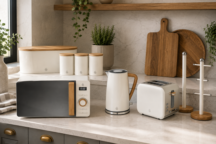 swan nordic white kitchen sets kettle toasters set tower swan matching kettles and toasters
