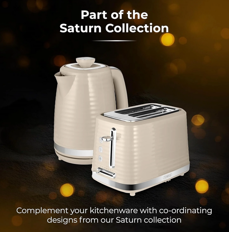 Tower Saturn kitchen sets kettle toaster matching canisters bread bin vibe home shop