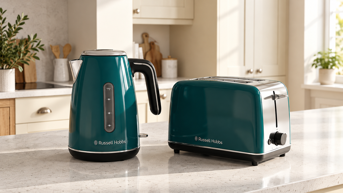 Russell Hobbs Everyday kettles toasters and matching kitchen sets in assorted colours