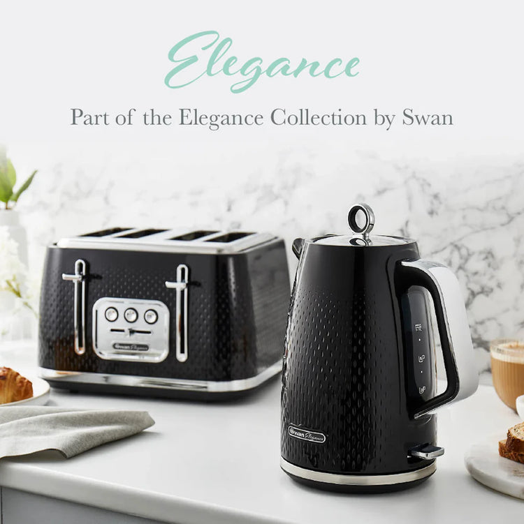 Swan Elegance Collection kitchen sets kettle toaster matching canisters bread bin vibe home shop