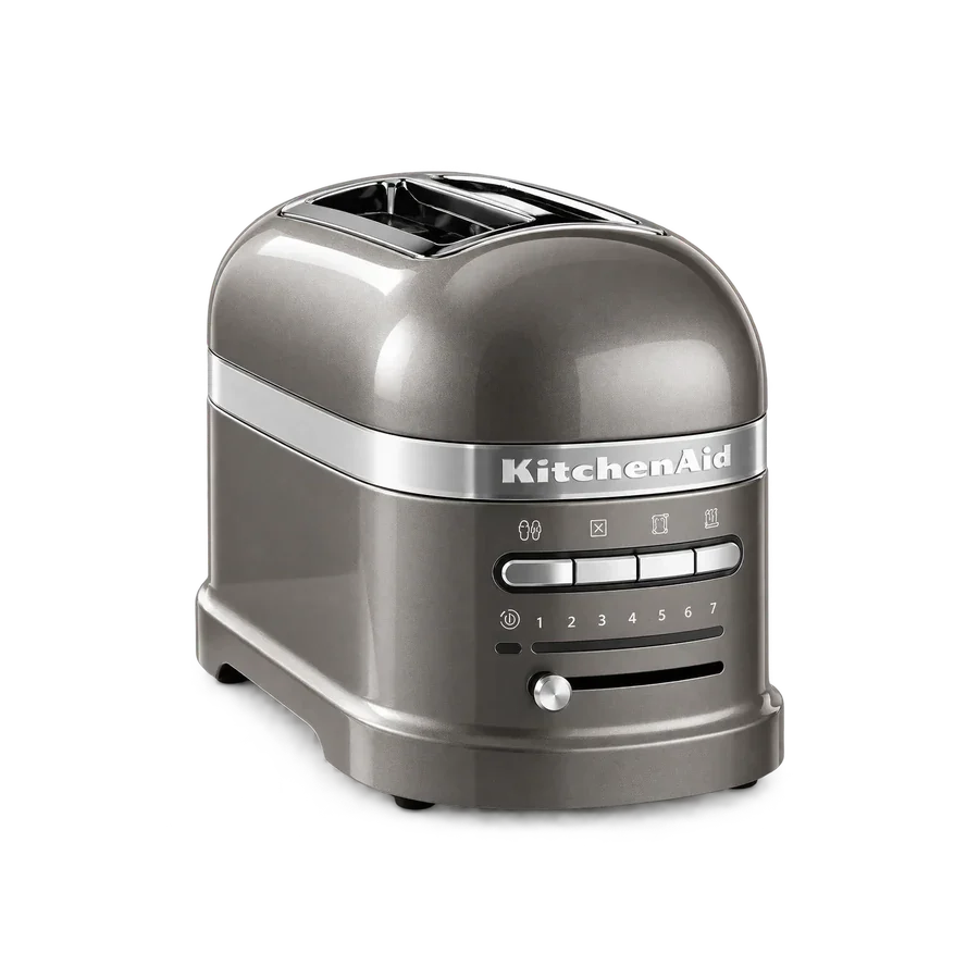 BEST TOASTERs to buy uk COLLECTION KitchenAid Artisan 2 Slice Toaster 5KMT2204BMS (Medallion Silver)