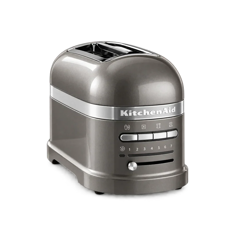 BEST TOASTERs to buy uk COLLECTION KitchenAid Artisan 2 Slice Toaster 5KMT2204BMS (Medallion Silver)