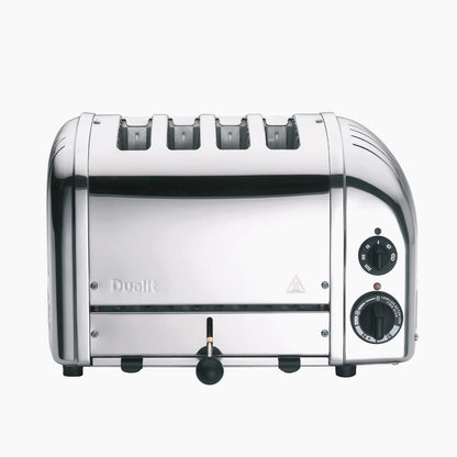Dualit Classic Kettle & 4 Slice AWS Toaster Kitchen Set Silver (Stainless Steel).