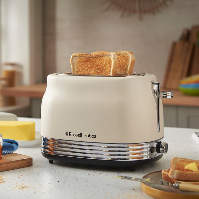 Russell Hobbs Hanley Kettle, 2 Slice Toaster & Digital Microwave Kitchen Set (Jasmine)