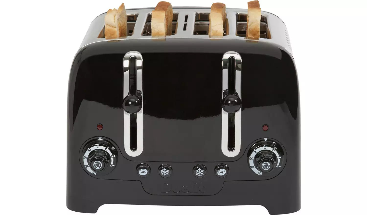 Dualit Lite Jug Kettle & 4 Slice Toaster Kitchen Set (Black).