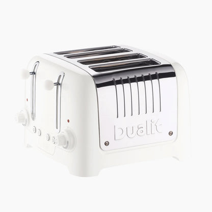 Dualit Lite 4 Slice Toaster 46203 (White)