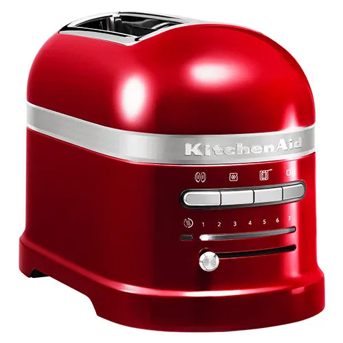 KitchenAid Artisan Kettle & 2 Slice Toaster Kitchen Set (Candy Apple Red).