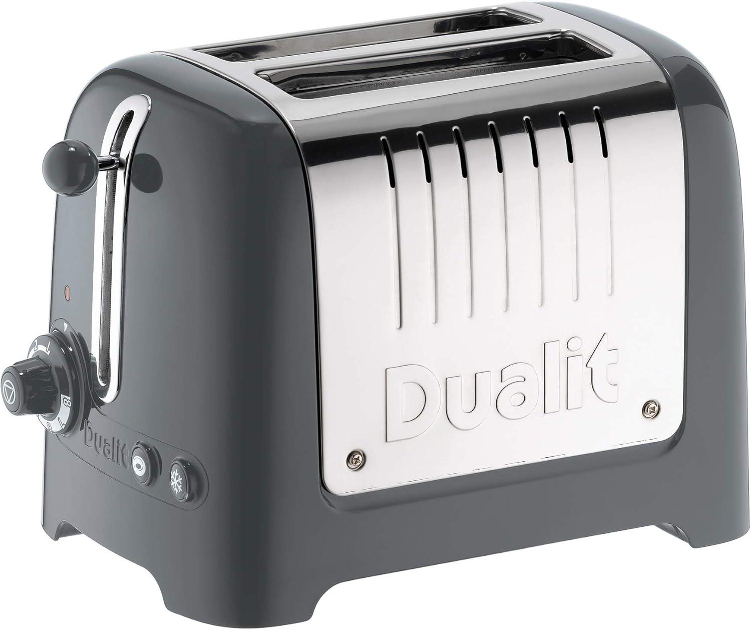 Dualit Lite 2 Slice Toaster 26204 (Grey).