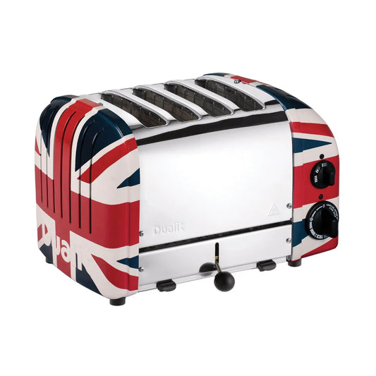 Dualit Classic Vario AWS 80th Anniversary 4 Slice Toaster 40555 (Union Jack)