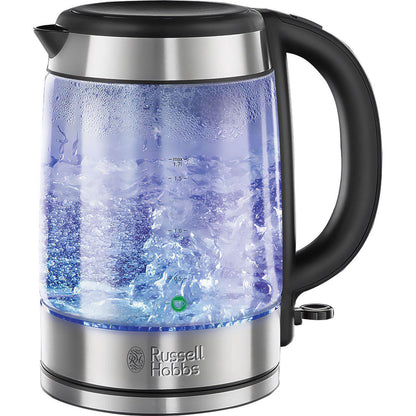 Russell Hobbs Glass Kettle 21600-10 (Black) - Vibe Home