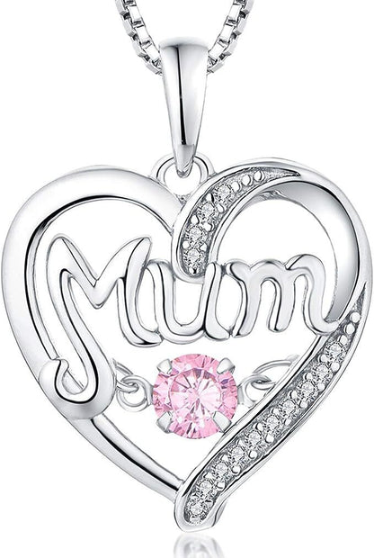 Mums Necklace 925 Sterling Silver Fine Jewellery Mothers Day Gift