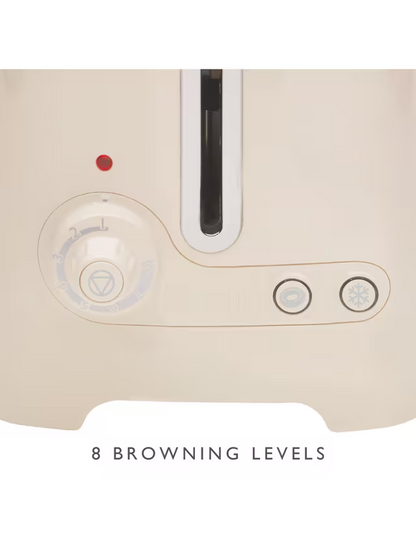 Dualit Lite Jug Kettle & 2 Slice Toaster Kitchen Set (Canvas White)