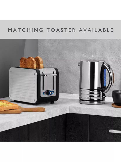Dualit Architect Jug Kettle & 2 Slice Toaster Kitchen Set (Black).