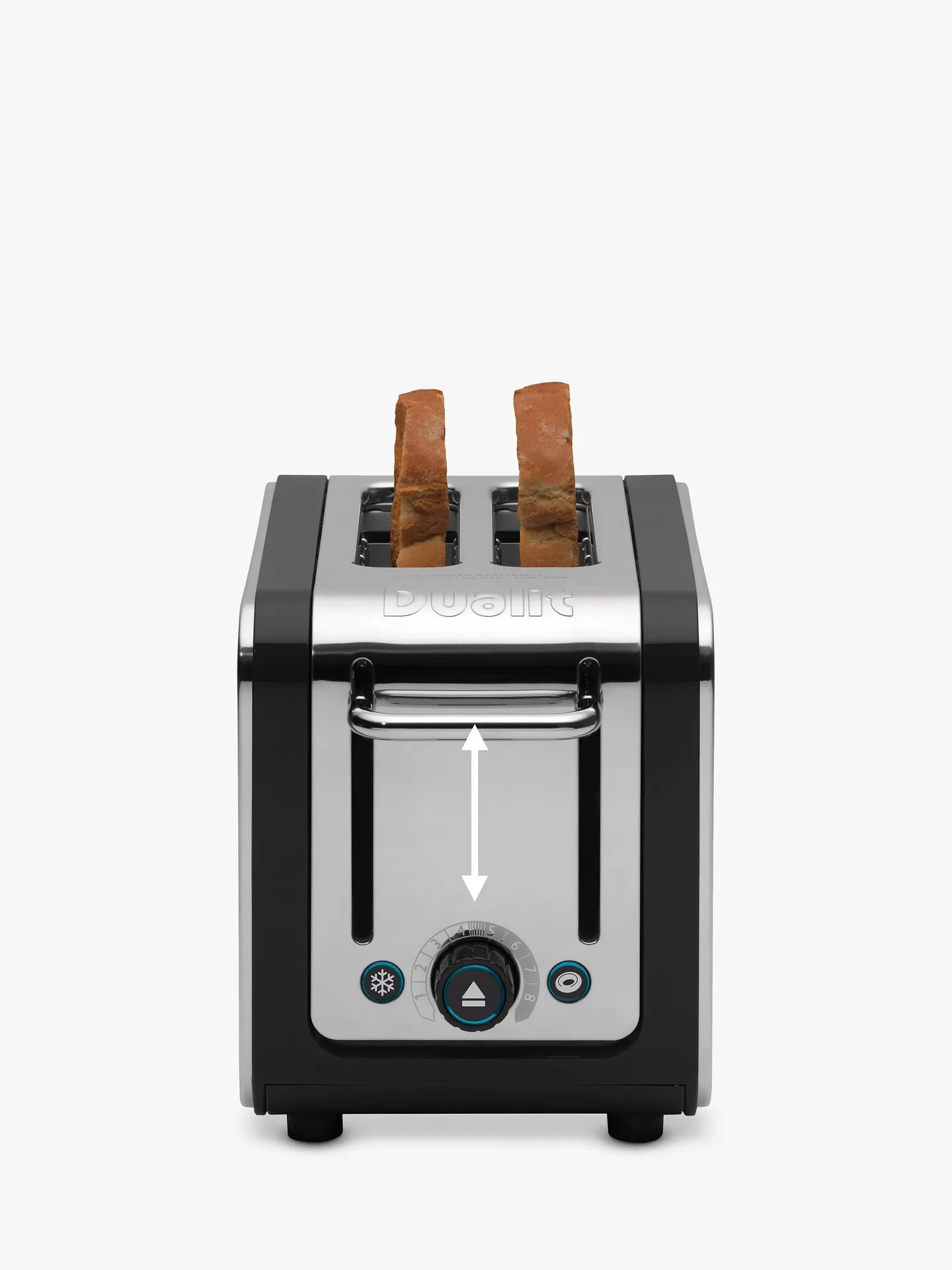Dualit Architect Jug Kettle & 2 Slice Toaster Kitchen Set (Black).