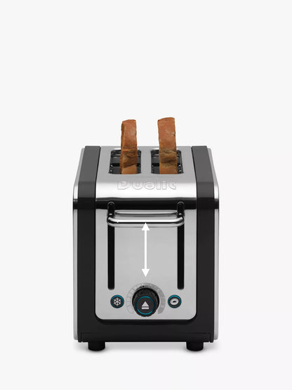 Dualit Architect Jug Kettle & 2 Slice Toaster Kitchen Set (Black).