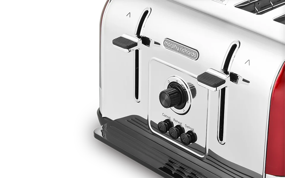 Morphy Richards Venture 4 Slice Toaster 240133 (Red).