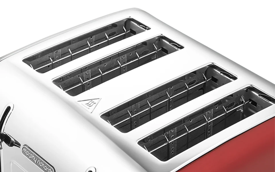 Morphy Richards Venture 4 Slice Toaster 240133 (Red).