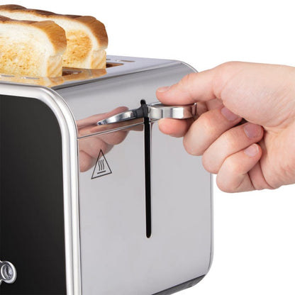 Russell Hobbs Distinctions Jug Kettle and Toaster Black