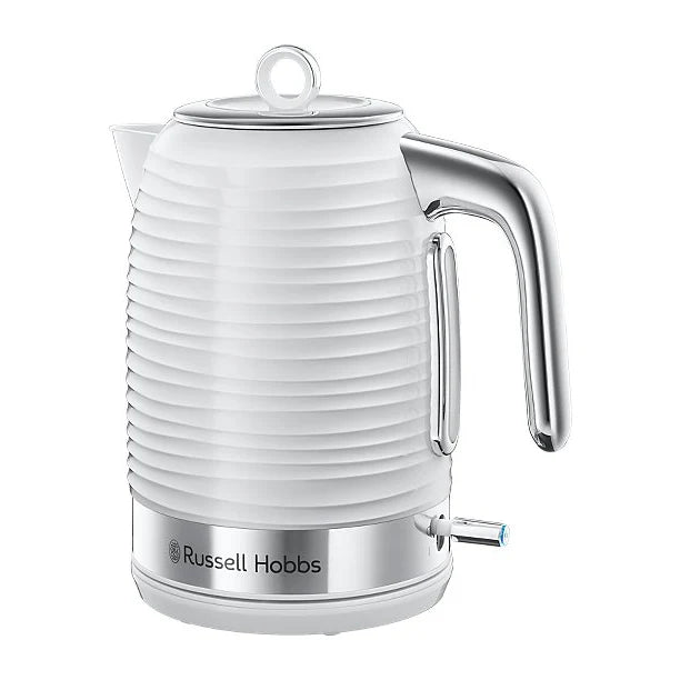 Russell Hobbs Inspire Kettle & 4 Slice Toaster Kitchen Set (White)