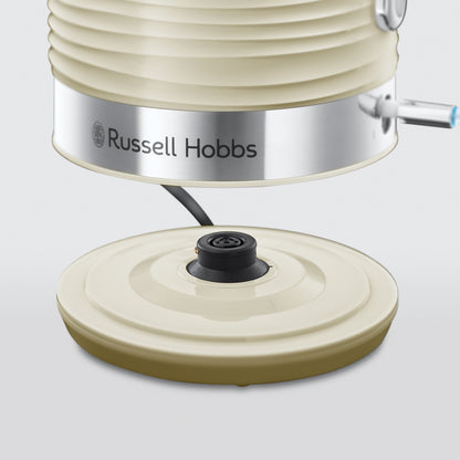 Russell Hobbs Inspire Kettle & Toaster Kitchen Set (Cream)