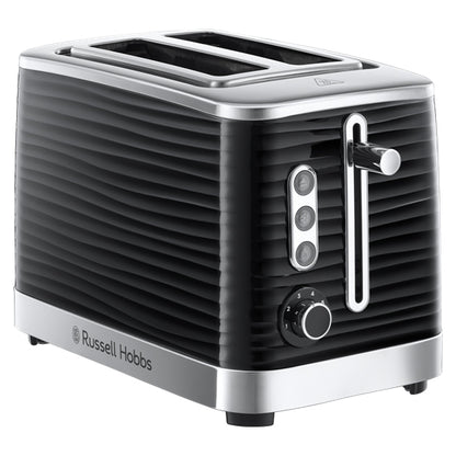 Russell Hobbs Inspire 2 Slice Toaster Textured Gloss 24371 (Black)