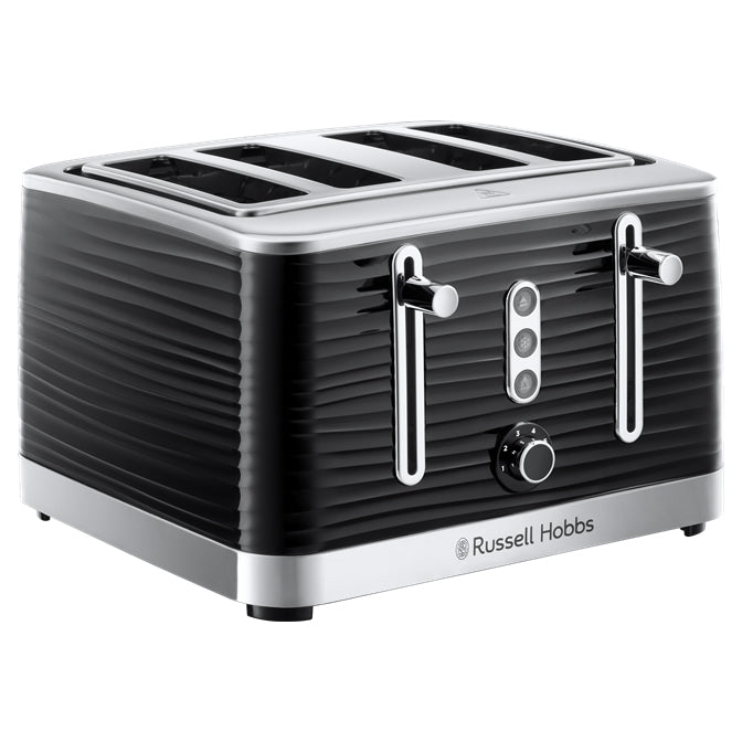 Russell Hobbs Inspire 4 Slice Toaster Extra Wide Slots 24381 (Black)